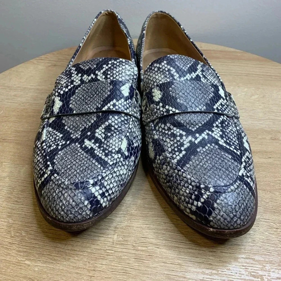 Madewell Alex Loafer Snakeskin Size 7 - Picture 3 of 7